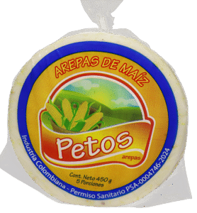 Arepas de Maiz Peto, Petos Arepas Bogotá