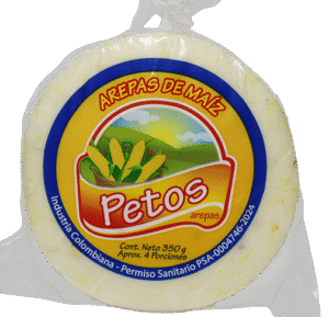 Arepas de Maiz Peto, Petos Arepas Bogotá