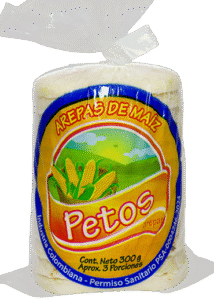 Arepas de Maiz Peto, Petos Arepas Bogotá