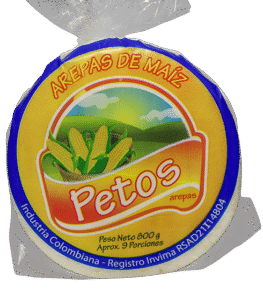 Arepas de Maiz Peto, Petos Arepas Bogotá
